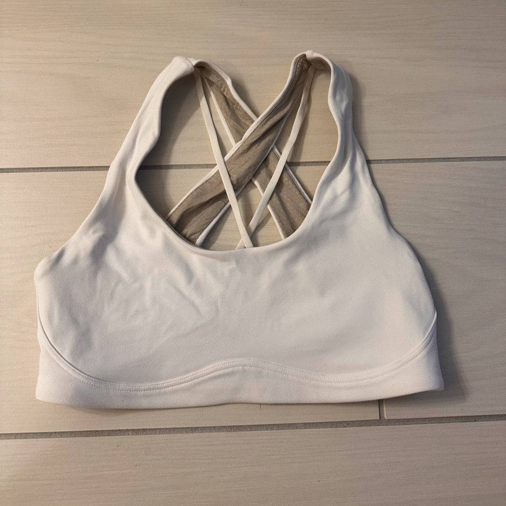 RARE Lululemon Sports Bra White